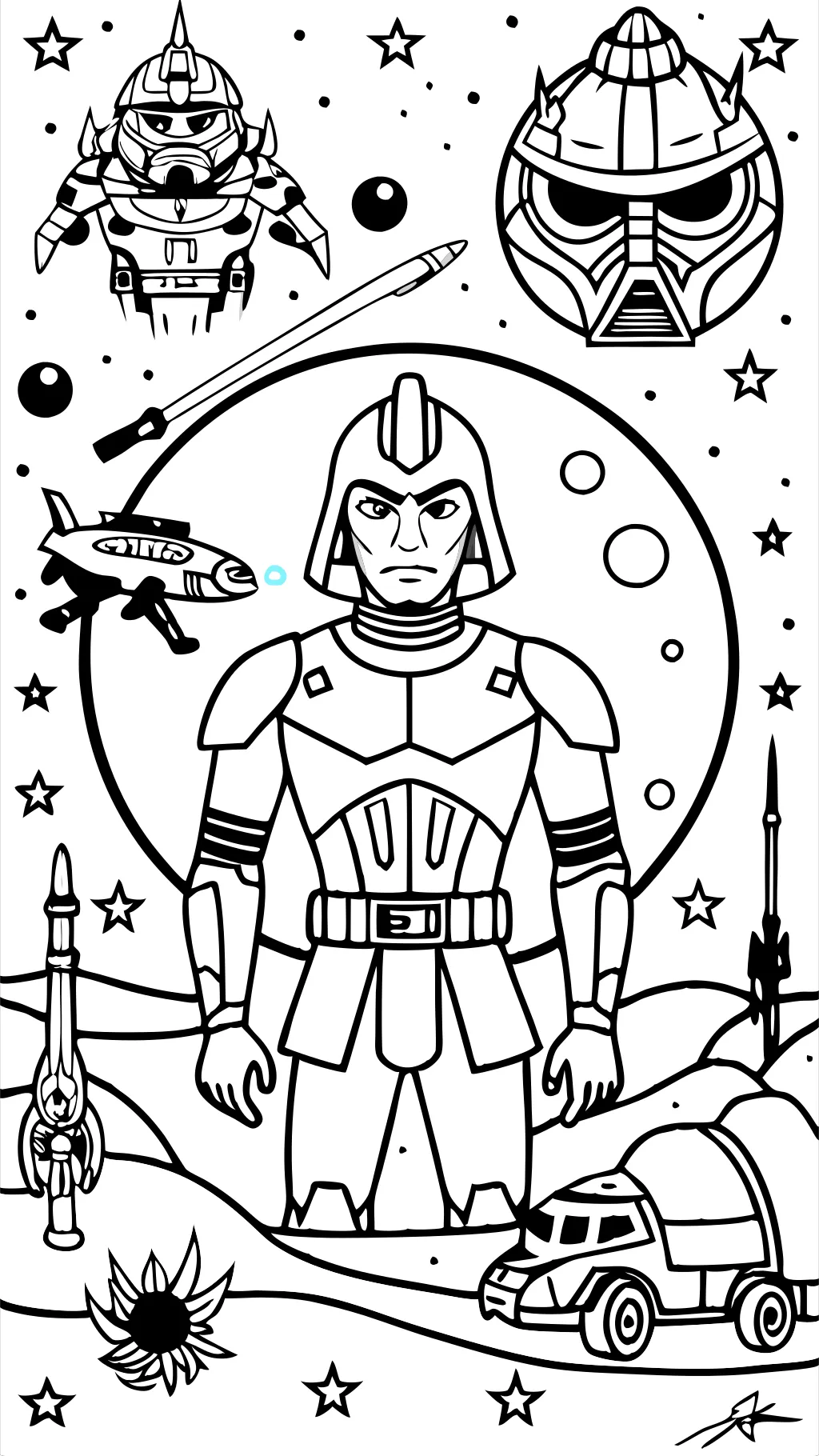 star wars clone coloring pages